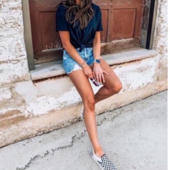 wild fable Pants - NWT Wild Fable High Rise Crochet Hem Shorts